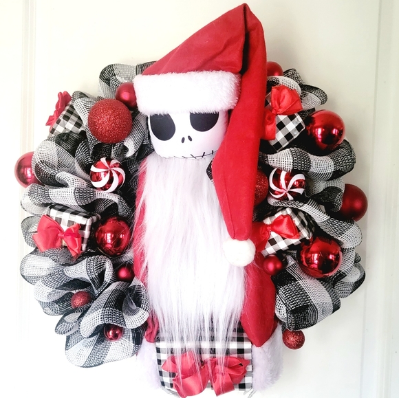 Nightmare Before Christmas Wreath Deco Mesh - Picture 6 of 6